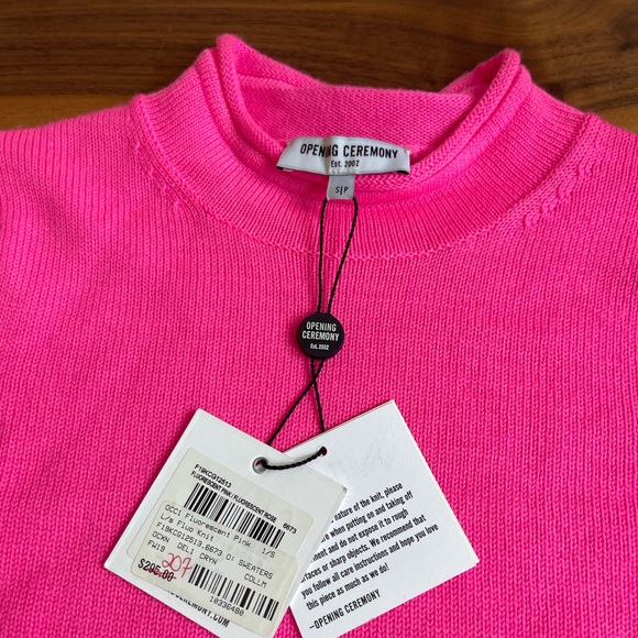 Opening Ceremony Pink Sweater - Picture 1 of 3